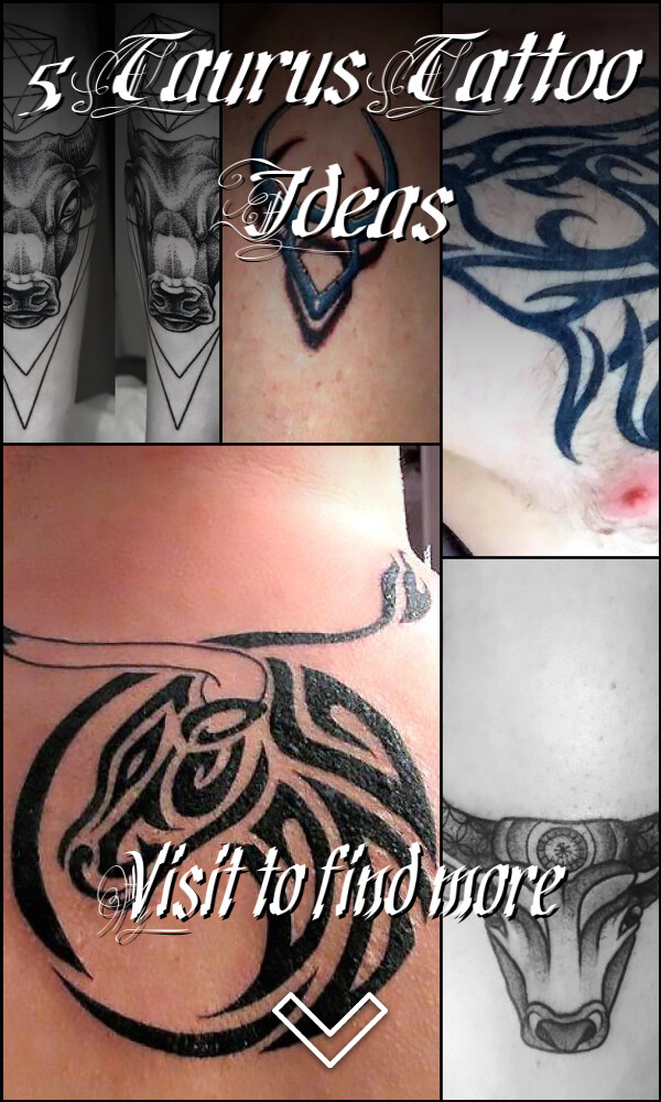 5 Taurus Tattoo Ideas