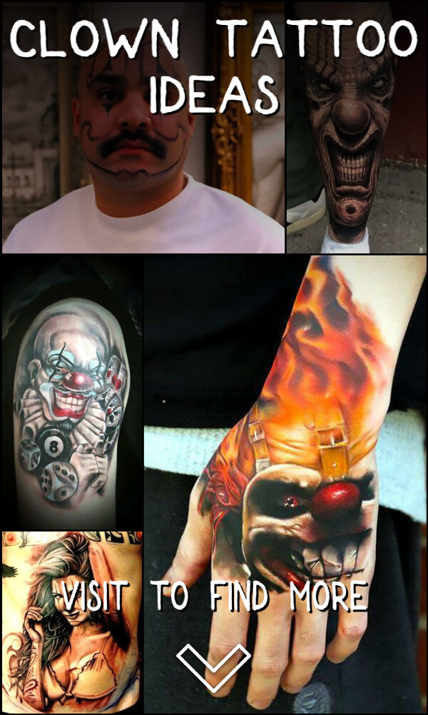 5 Clown Tattoo Ideas