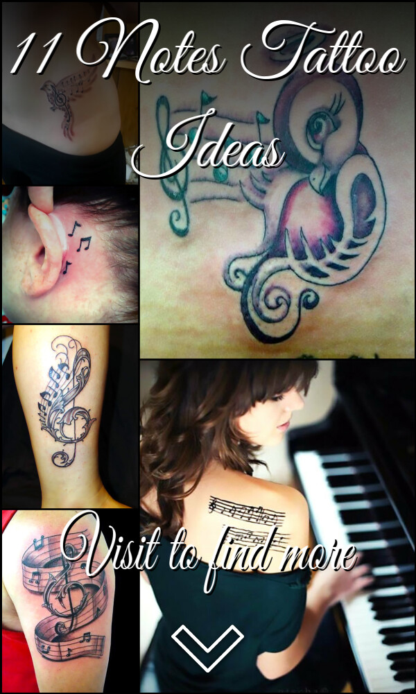 11 Notes Tattoo Ideas