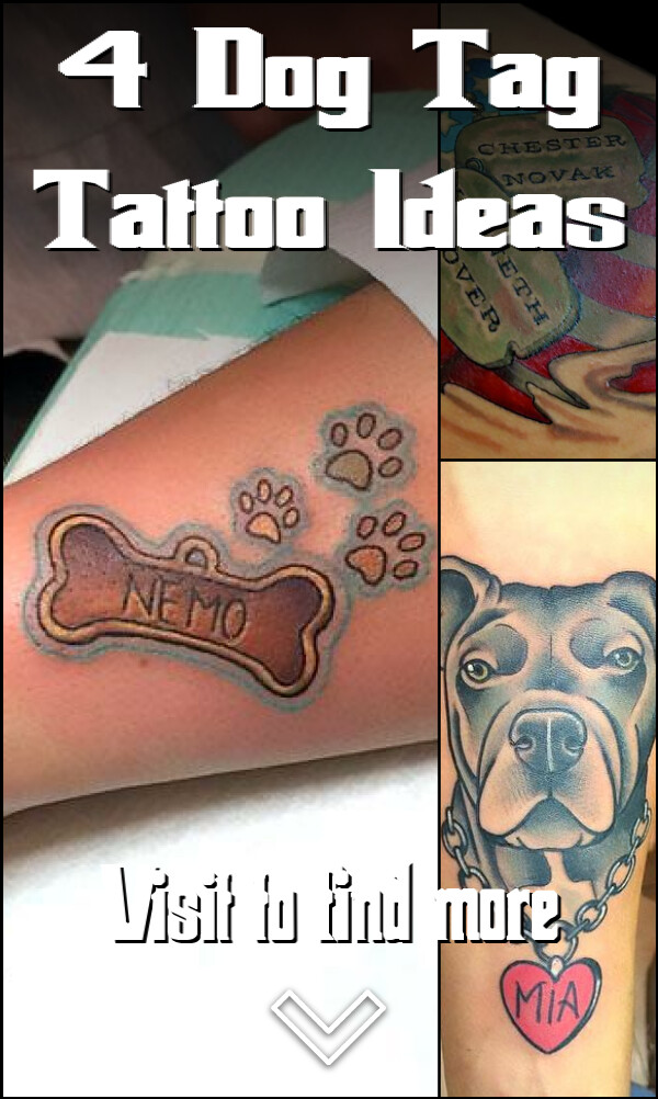 4 Dog Tag Tattoo Ideas