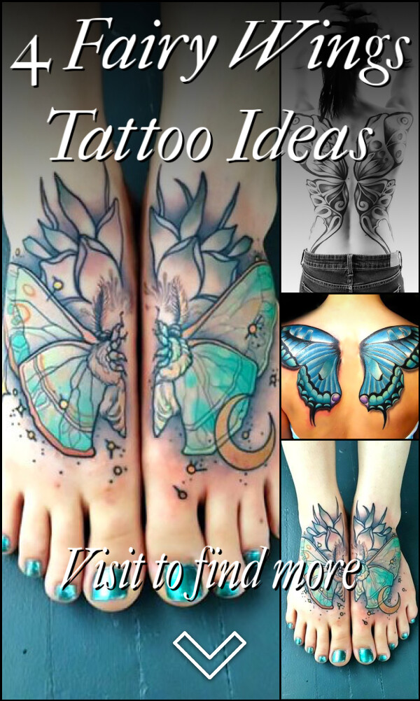 4 Fairy Wings Tattoo Ideas