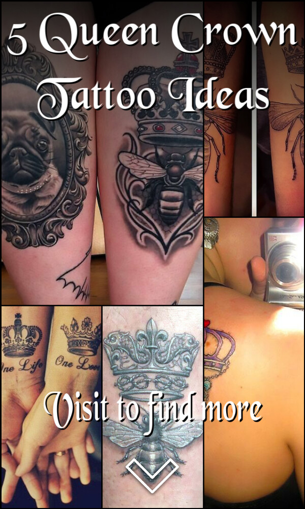 5 Queen Crown Tattoo Ideas