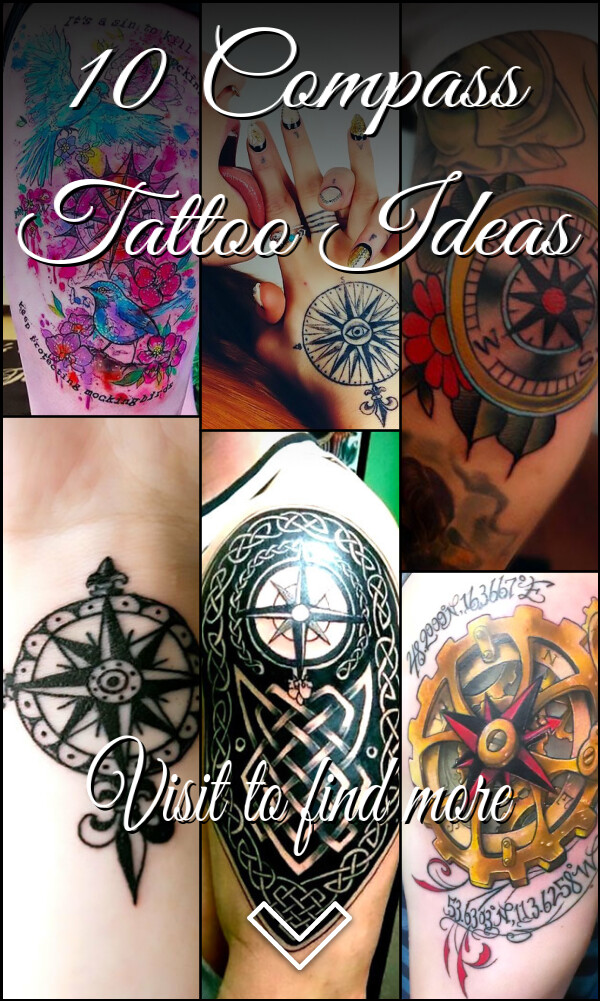 10 Compass Tattoo Ideas