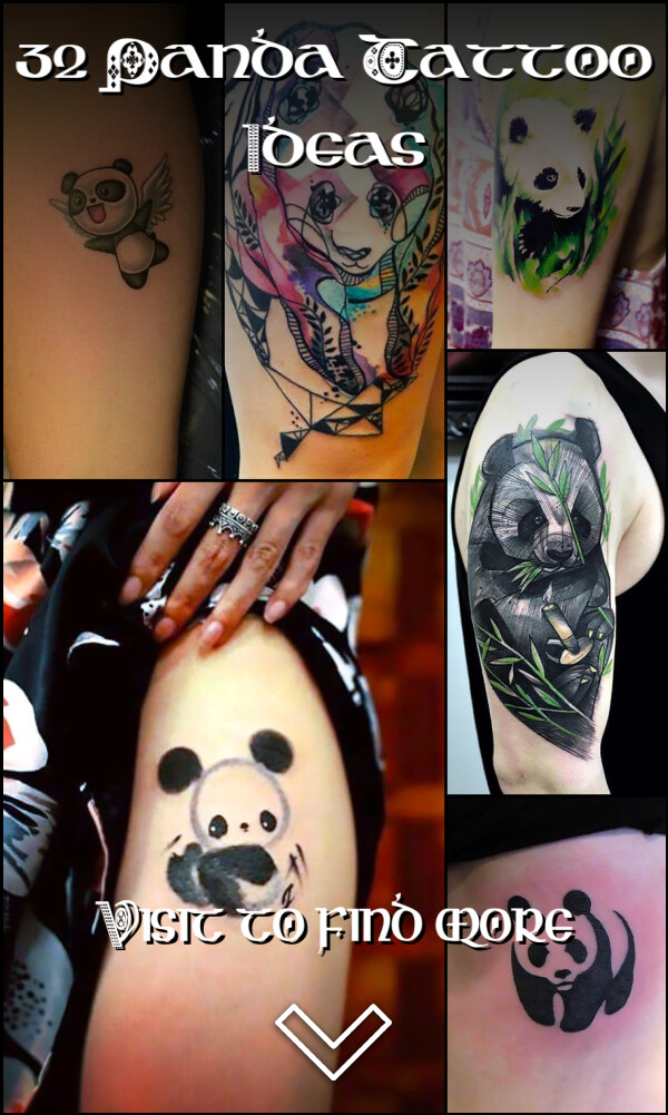 32 Panda Tattoo Ideas