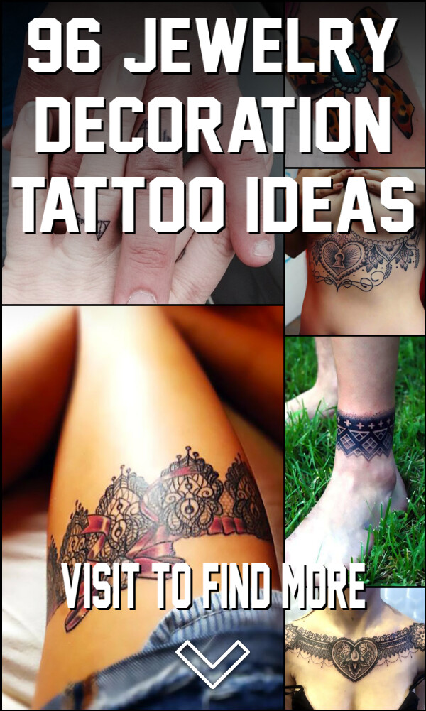 96 Jewelry & Decoration Tattoo Ideas