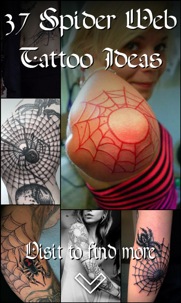 37 Spider Web Tattoo Ideas