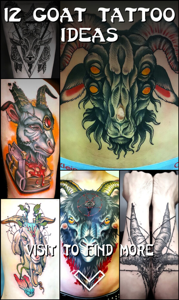 12 Goat Tattoo Ideas