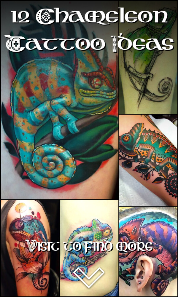 12 Chameleon Tattoo Ideas