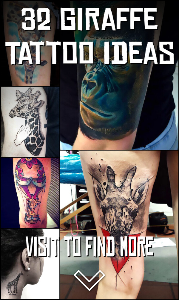 32 Giraffe Tattoo Ideas