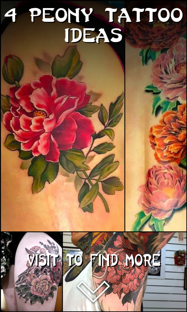 4 Peony Tattoo Ideas