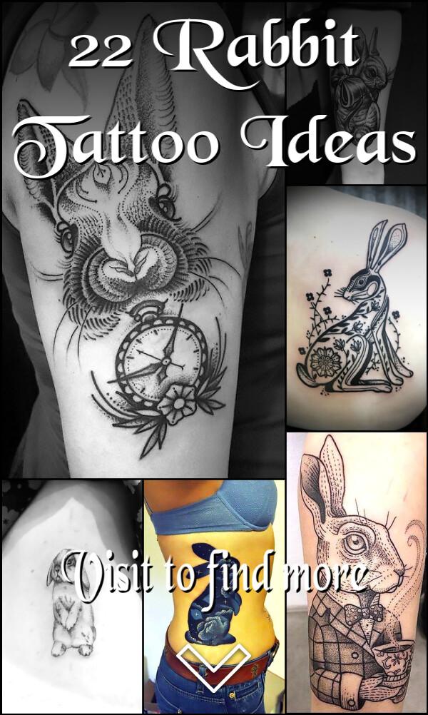 22 Rabbit Tattoo Ideas