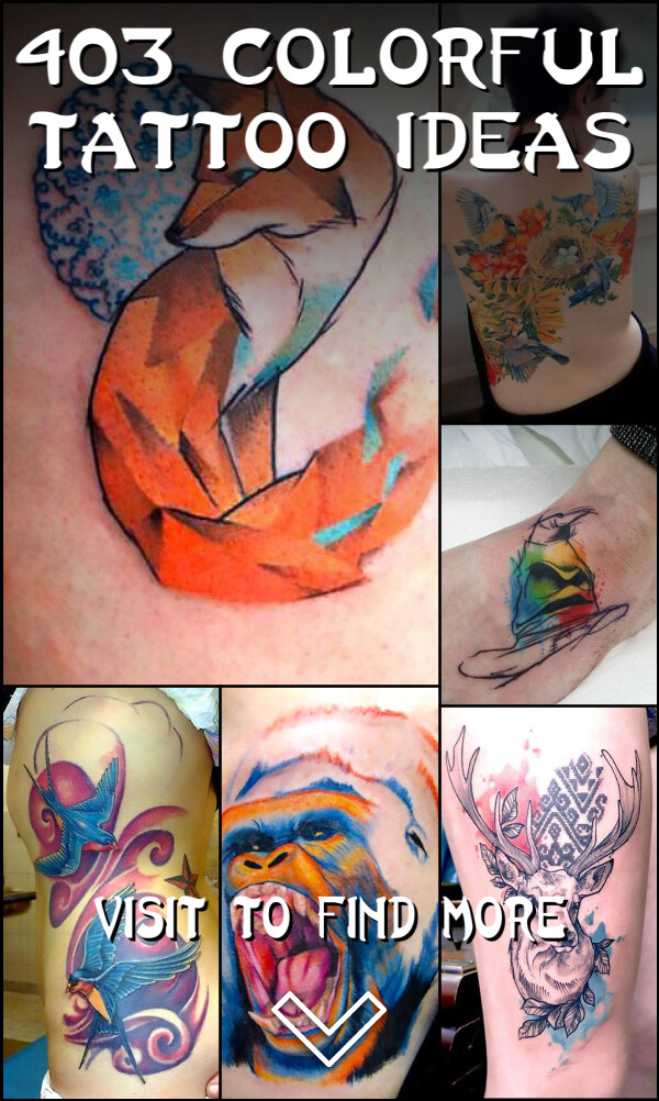 403 Colorful Tattoo Ideas