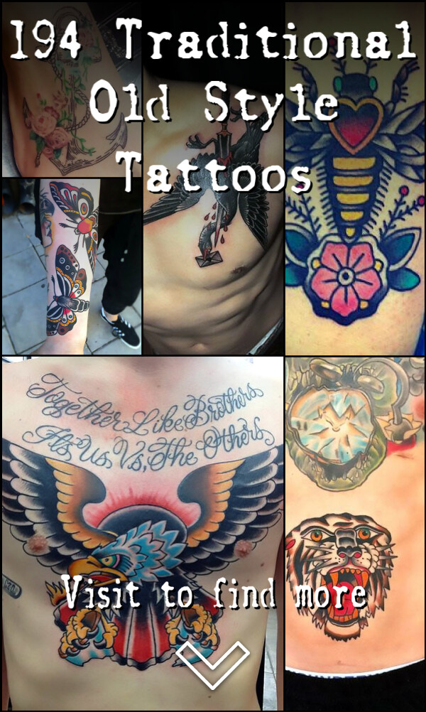 194 Traditional Old Style Tattoos