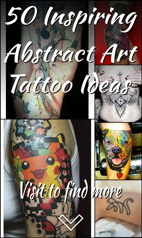 50 Inspiring Abstract Art Tattoo Ideas