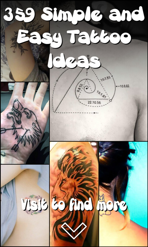 359 Simple and Easy Tattoo Ideas