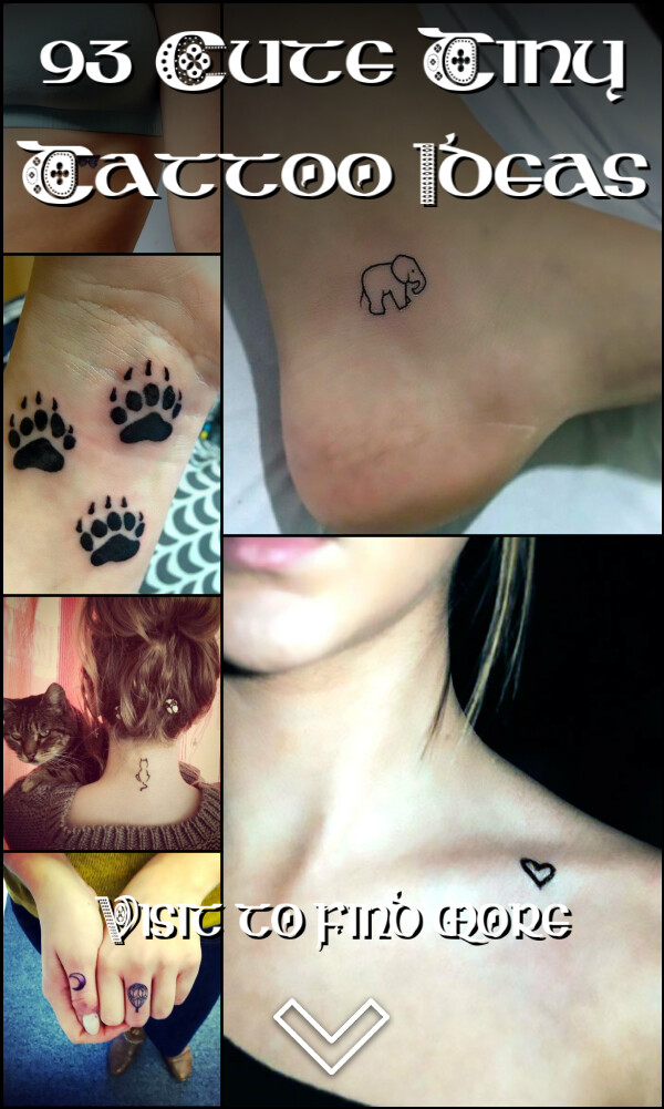 93 Cute Tiny Tattoo Ideas