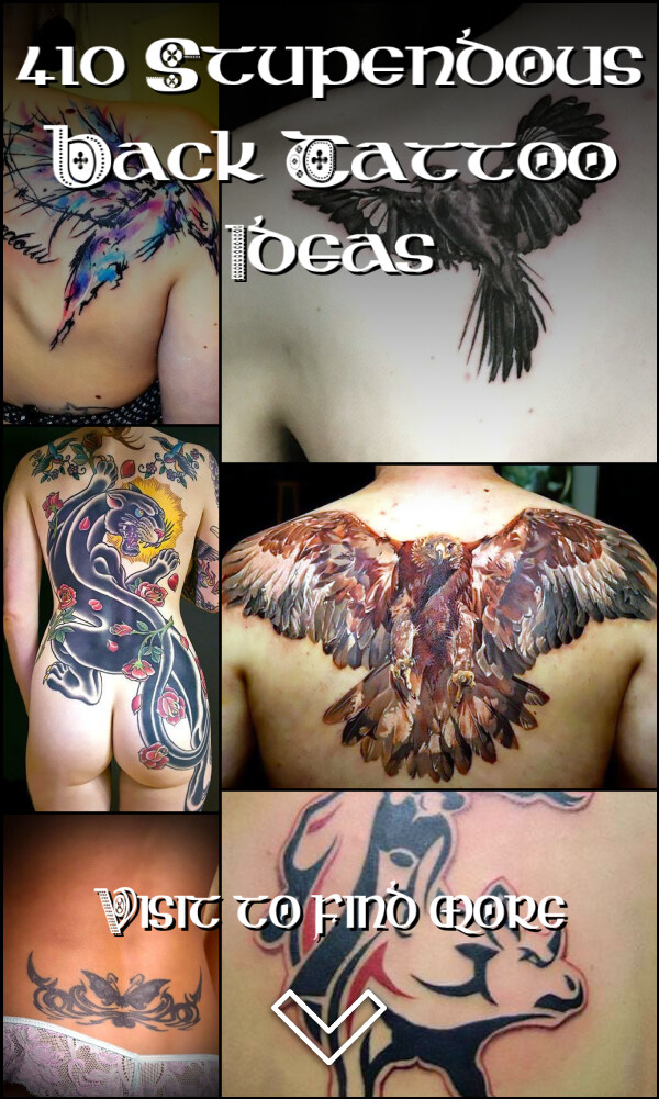 410 Stupendous Back Tattoo Ideas