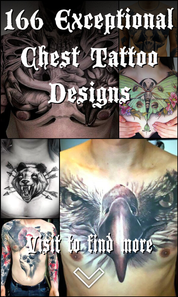 166 Exceptional Chest Tattoo Designs