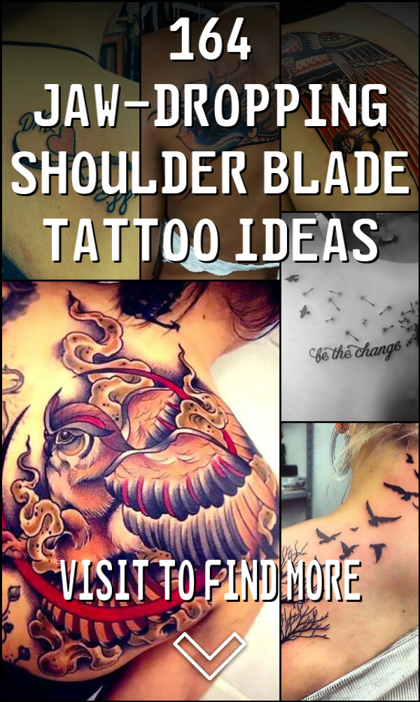 164 Jaw-dropping Shoulder Blade Tattoo Ideas