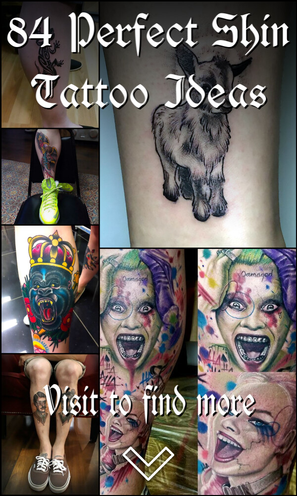 84 Perfect Shin Tattoo Ideas