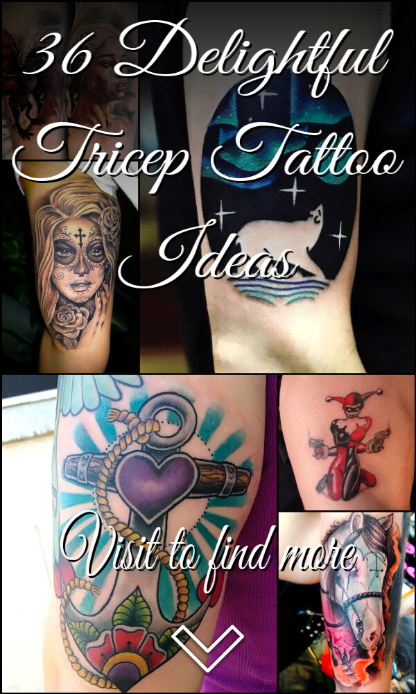 36 Delightful Tricep Tattoo Ideas