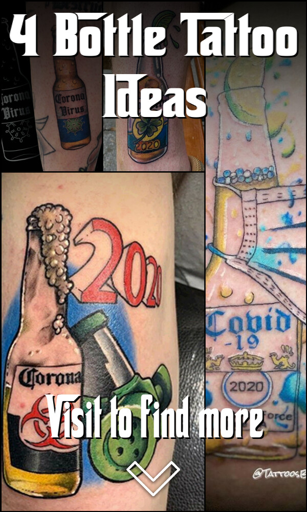 4 Bottle Tattoo Ideas