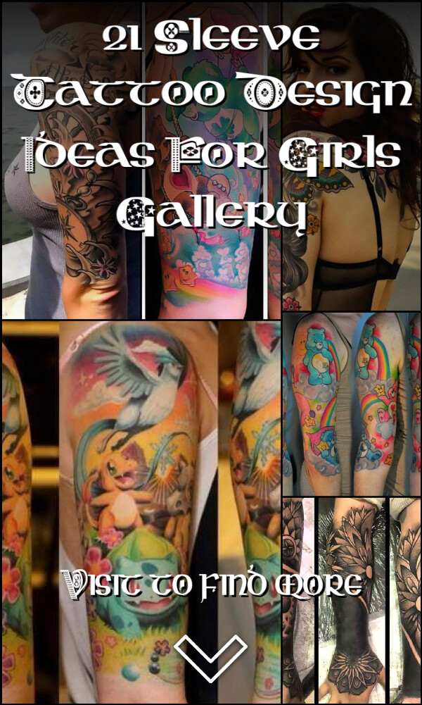 21 Sleeve Tattoo Design Ideas For Girls Gallery