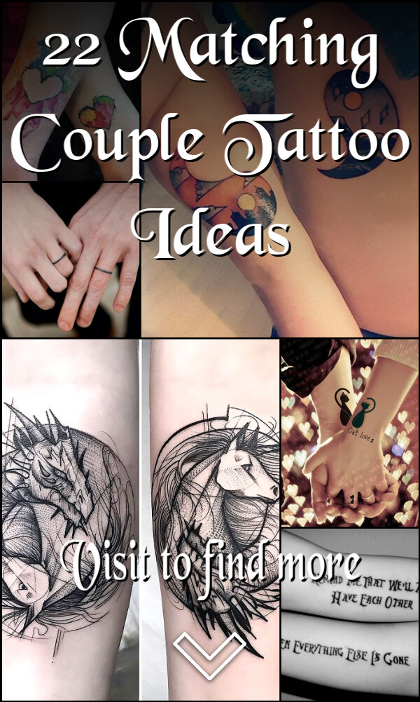 22 Matching Couple Tattoo Ideas