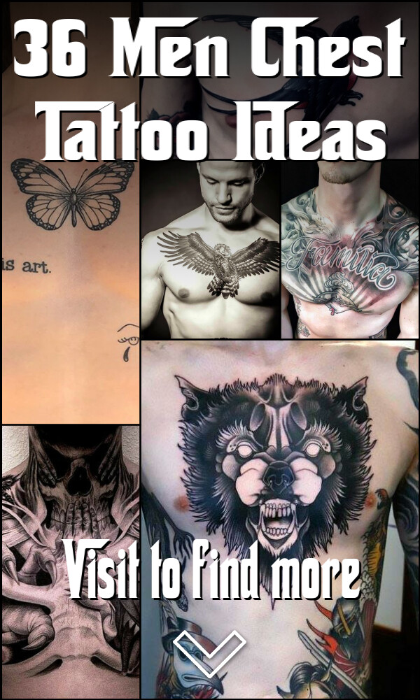 36 Men Chest Tattoo Ideas