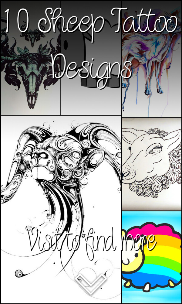 10 Sheep Tattoo Designs