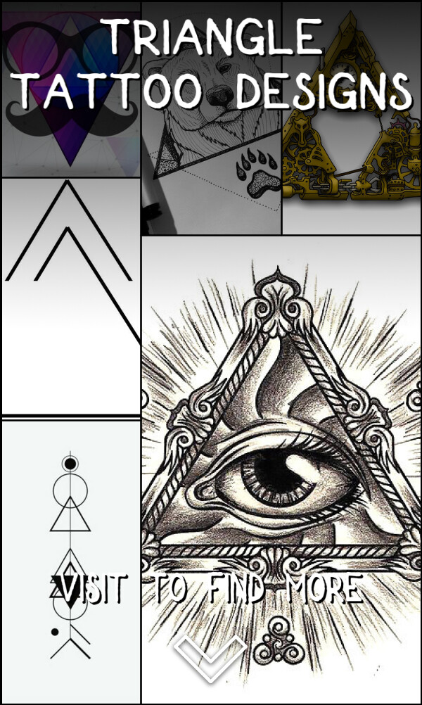 18 Triangle Tattoo Designs