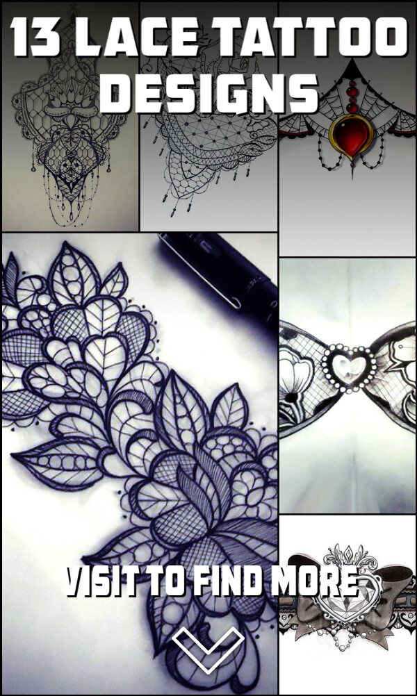 13 Lace Tattoo Designs