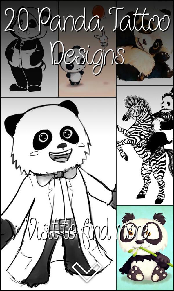 20 Panda Tattoo Designs