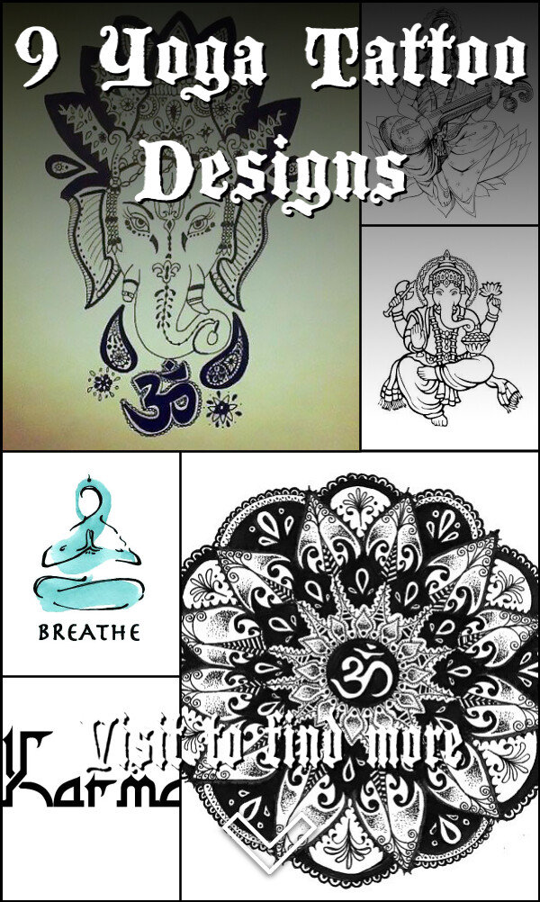 9 Yoga Tattoo Designs