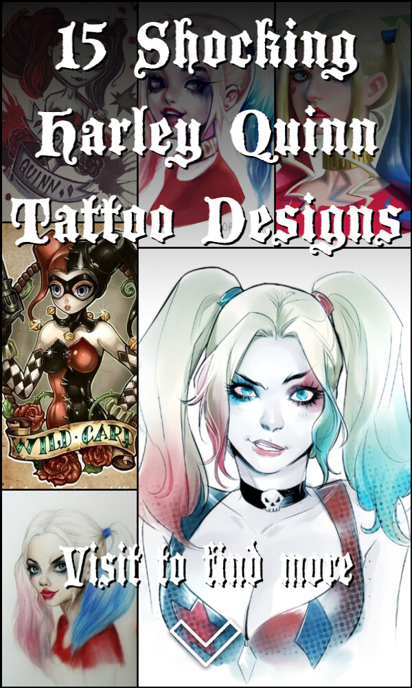 15 Shocking Harley Quinn Tattoo Designs