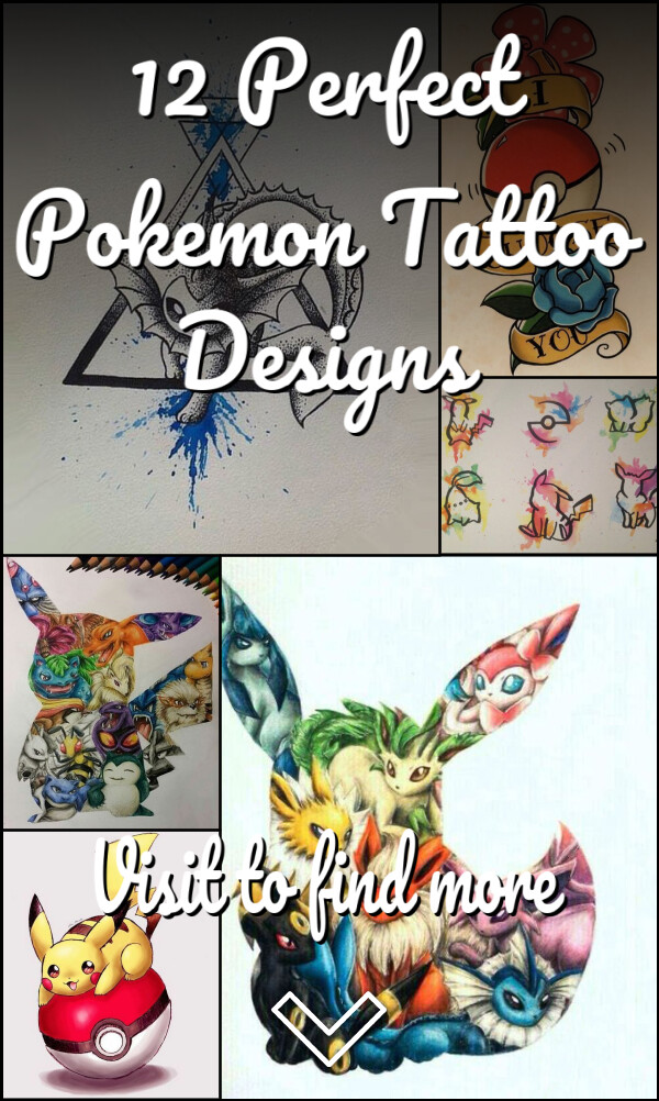 12 Perfect Pokemon Tattoo Designs