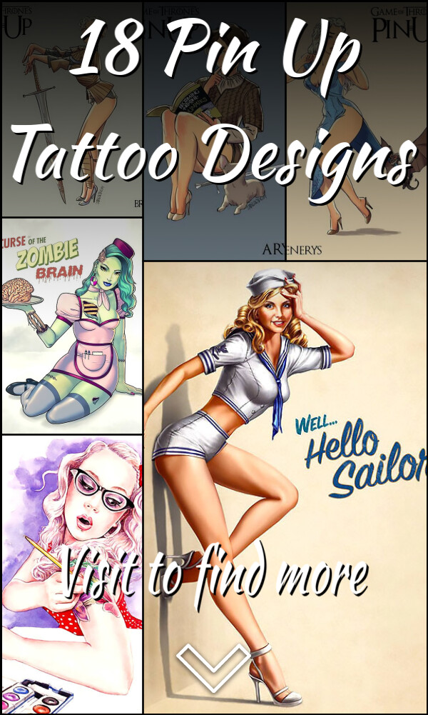 18 Pin Up Tattoo Designs