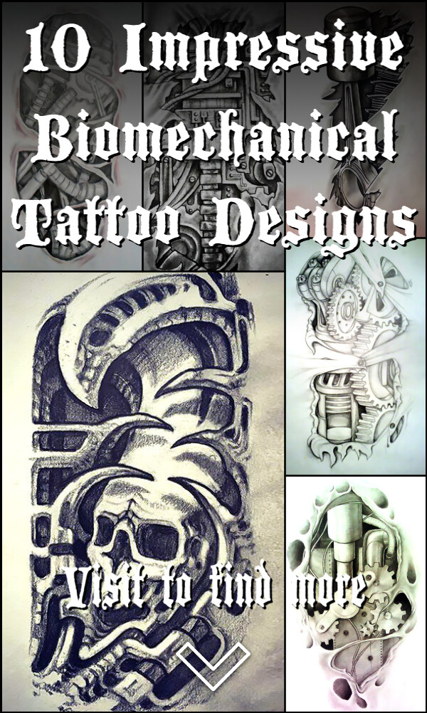 10 Impressive Biomechanical Tattoo Designs