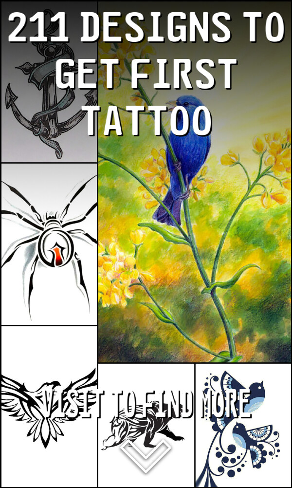 211 Designs to Get First Tattoo