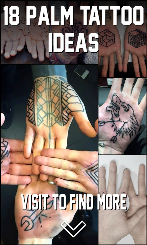 18 Palm Tattoo Ideas