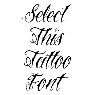 Chicano Font For Tattoos Online Font Generator