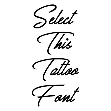 Great Day Bold Tattoo Font