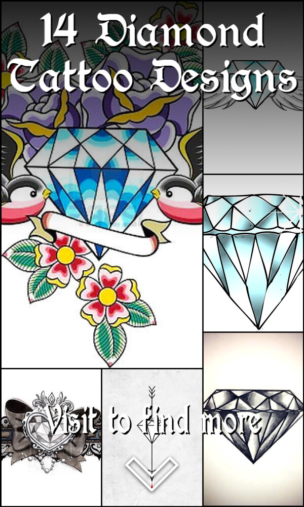 14 Diamond Tattoo Designs