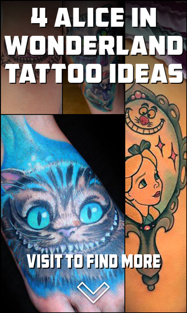 4 Alice in Wonderland Tattoo Ideas