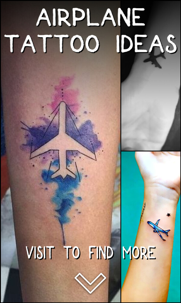 4 Airplane Tattoo Ideas