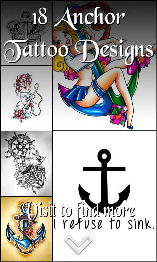 18 Anchor Tattoo Designs