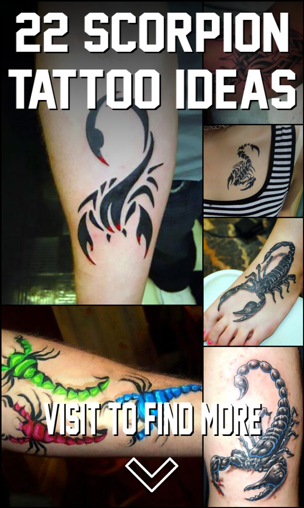 22 Scorpion Tattoo Ideas