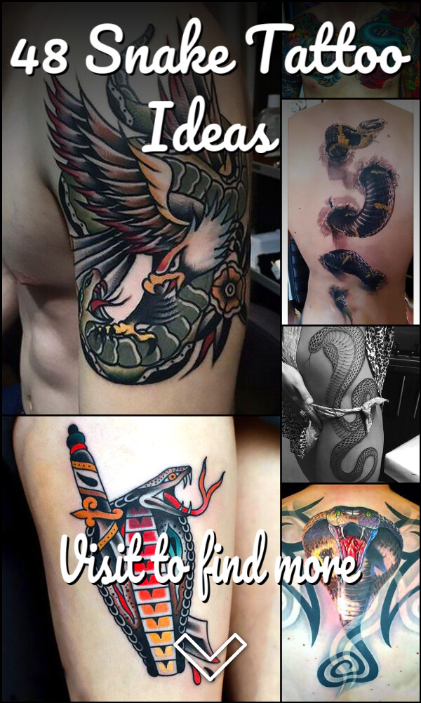 48 Snake Tattoo Ideas