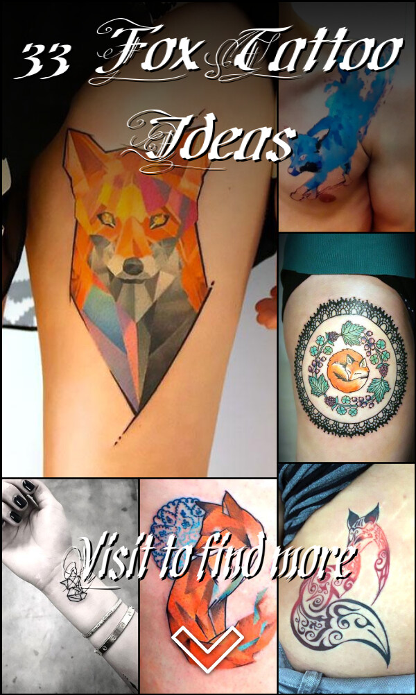 33 Fox Tattoo Ideas