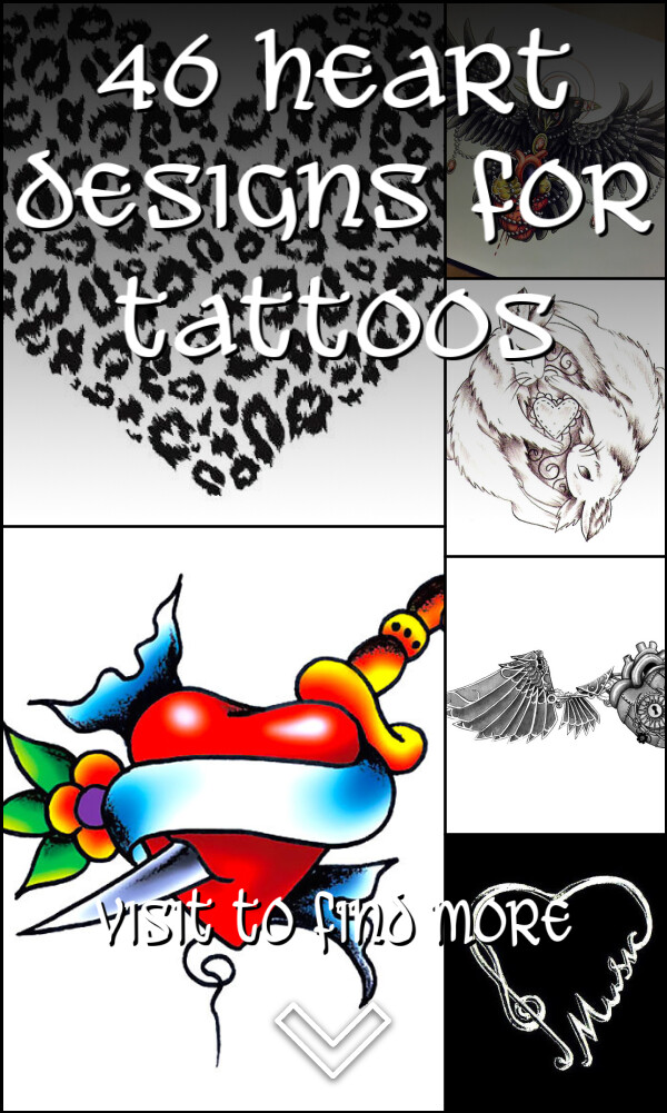 46 Heart Designs for Tattoos 